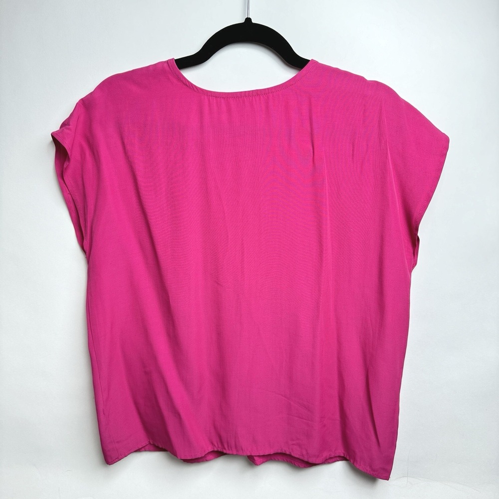 GLORIA‎ LANCE Vintage Women's Medium Pink Cap Sleeve Top Made in USA